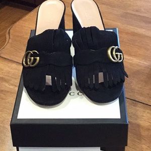 Gucci heel mules